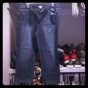 Denim Capri pants
